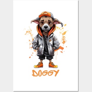 Cool Graffitti Cartoon Doggy Posters and Art